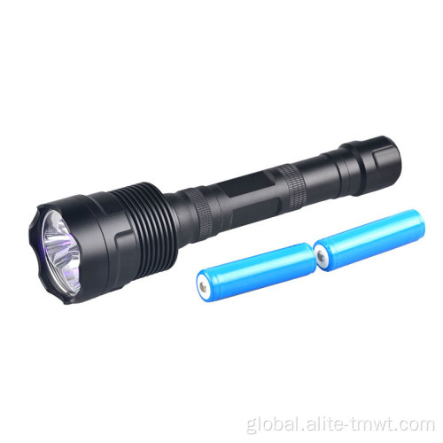 18650 365nm Uv Torch Detector Flashlight 365nm Aluminum Alloy Uv Torch Led Factory